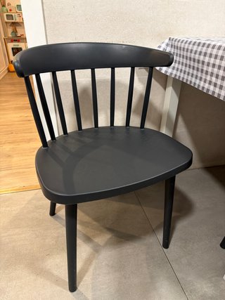 Sillas Negras de Polipropileno PACK 4
