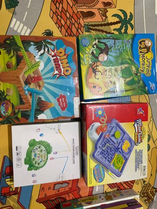 Lote de 4 Juegos de Mesa Infantiles