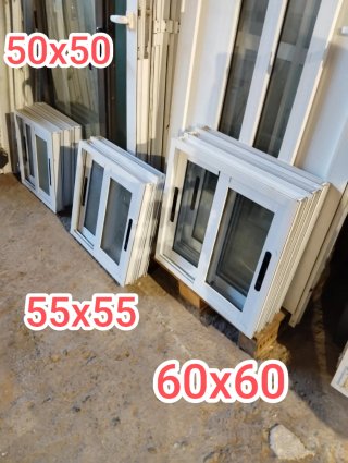 Ventanas de aluminio 50x50, 55x55, 60x60