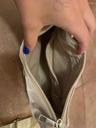 Bolso beige con monedero