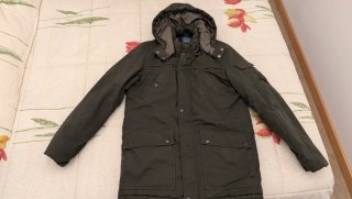 Parka verde Easy Wear Talla M