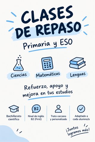 Clases particulares de repaso en Rubí