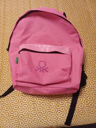 Mochila Benetton Rosa