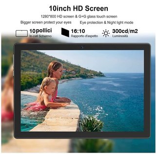 Tablet 10,1” Android 11 4GB 64GB WiFi · Nuovo