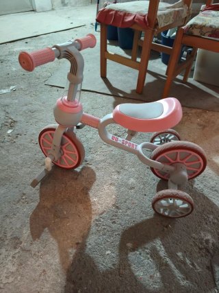 Triciclo para niña rosa