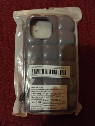 Funda iPhone 13 Pro Max Morada Cuadros