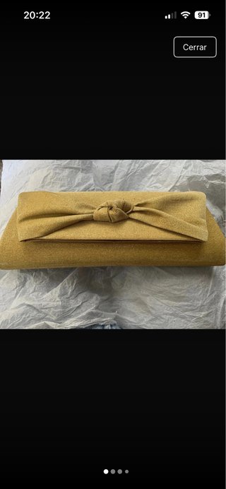 Bolso de fiesta dorado