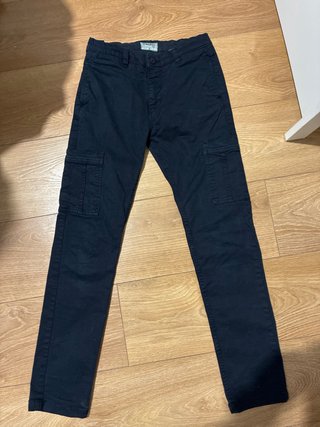 Pantalón Cargo Azul Silbon Niño Talla 12