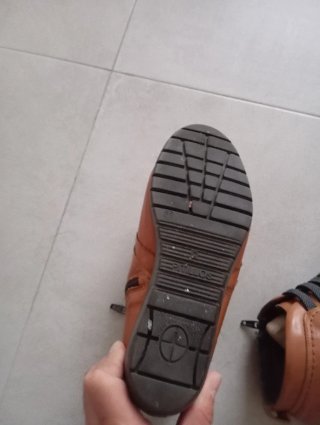 Botines de piel con cuña Pitillo Marrones Talla 38