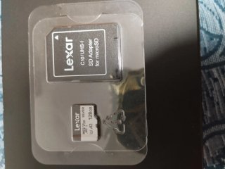 Tarjeta Lexar microSD 128GB con adaptador SD
