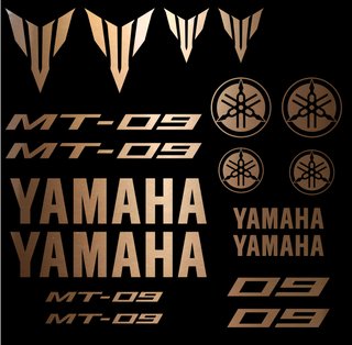 Set pegatinas adhesivo para moto Yamaha MT-09