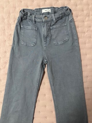 Vaquero niña azul Mango talla 12