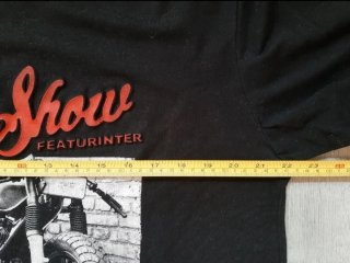 Camiseta hombre con estampado motero