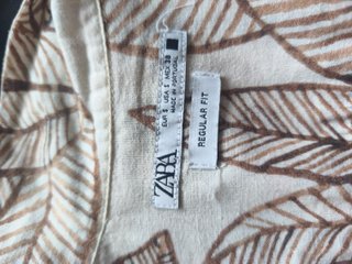 Camisa Zara Estampada Talla S