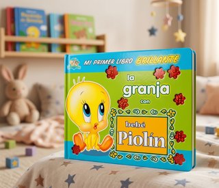 Libro Infantil "La granja con bebé Piolín"