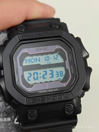 Reloj Casio G-Shock GX-56BB pantalla positiva azul
