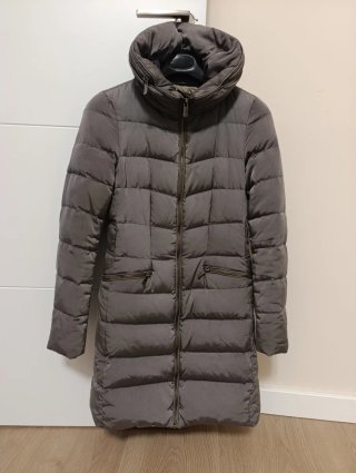 Plumífero Zara Gris Talla M