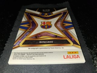 Cromo Romário Autógrafo Panini Select Barcelona