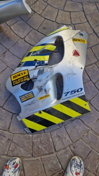 Carenado derecho Suzuki GSXR 750 SRAD