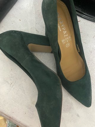 Zapatos de tacón Marypaz verdes talla 38