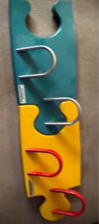 Perchero de pared puzzle