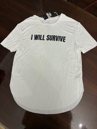 Camiseta Oysho I WILL SURVIVE Talla XS