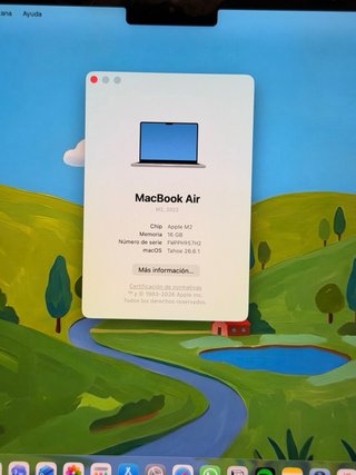 MacBook Air M2 16GB/256GB Plata