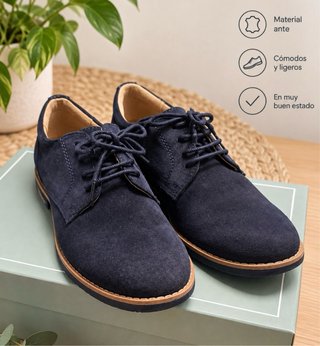 Zapatos de niño azul marino talla 34-35