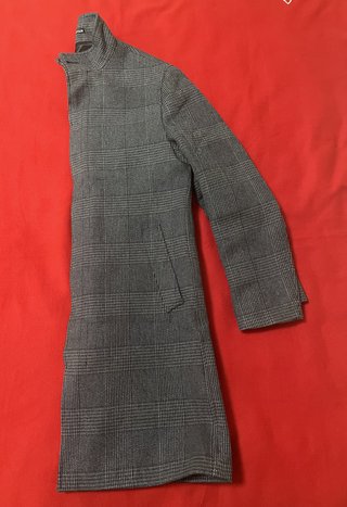 Blazer larga Zara gris