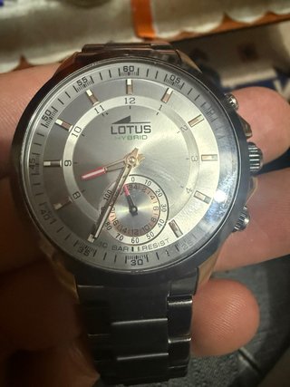 Reloj Lotus Hybrid 18808/1 Negro y Plateado