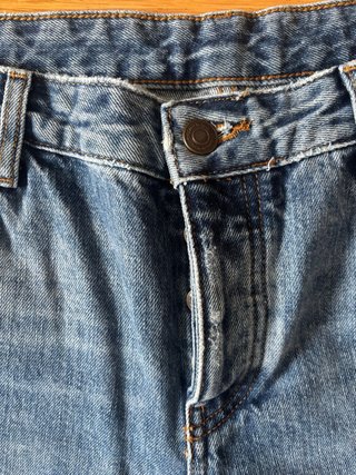 Pantalón Vaquero Zara Azul De Mujer