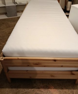 Letto a castello in pino 80x200 cm