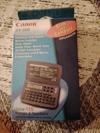 Organizador Electrónico Canon ZX-300