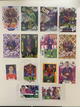 Lote de Cromos de Dani Olmo Fc Barcelona