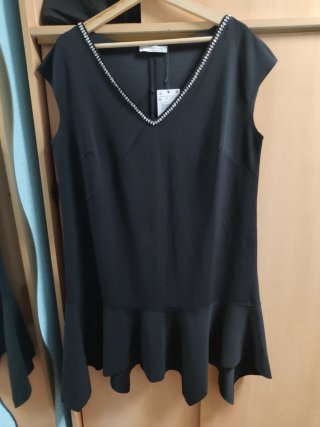 Vestido Negro Mango Talla Grande