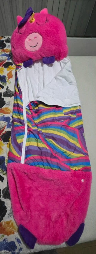Saco de dormir infantil diseño unicornio