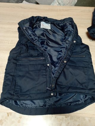 Chaleco multibolsillos negro talla M