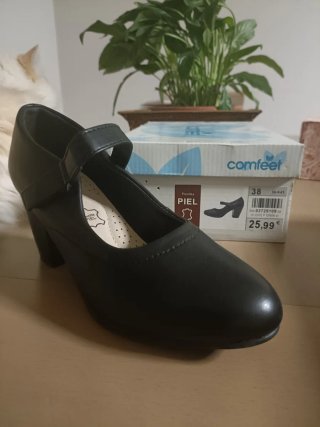 Zapatos de tacón Comfeet negros 38 sin estrenar