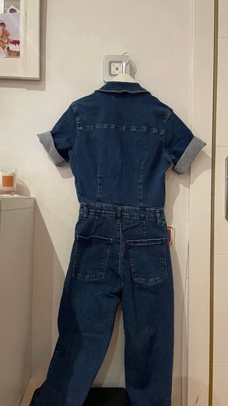 Mono vaquero Mango azul