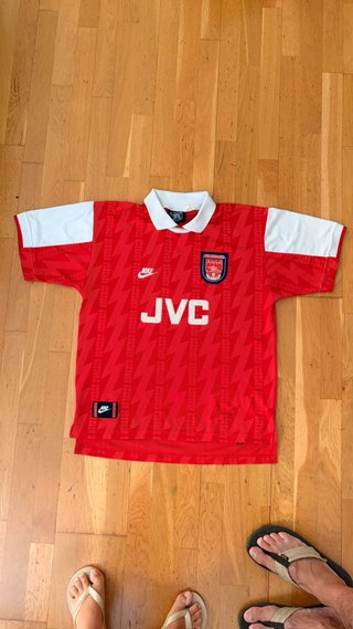 Camiseta Arsenal Nike 1994-96 JVC talla L