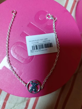 Pulsera Tous Plata 1 Ley Oso 12mm
