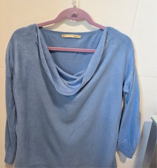 Jersey Azul Zara Talla M