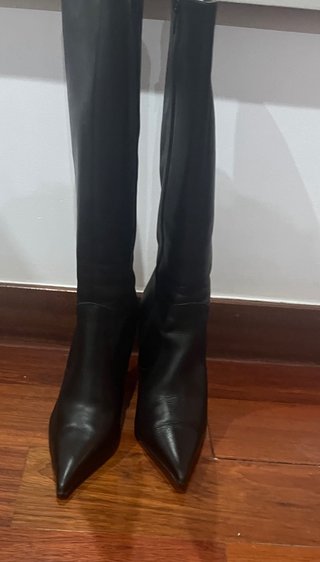 Botas Altas de Tacón Negras