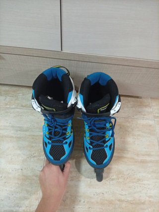 Patines en línea azules talla 38-41