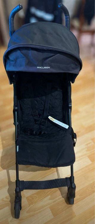 Maclaren Quest Silla Paseo Paraguas Negra