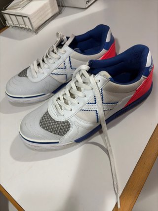 Zapatillas Munich G3 Blancas y Azules