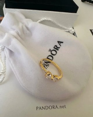 Anillo Pandora Oro Circonitas