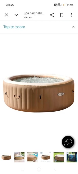 Jacuzzi Hinchable Intex 4 Plazas