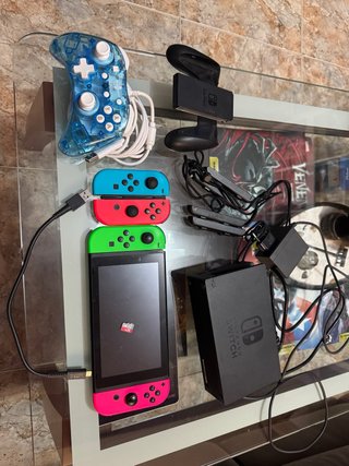Nintendo Switch con accesorios