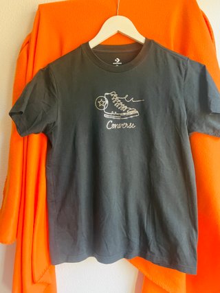 Camiseta Converse Negra Talla L